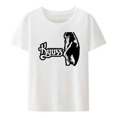 Kyuss Black Widow Stoner Rock Queens of The Stone Age Clutch T-shirt Γυναικείες και ανδρικές μπλούζες Unisex Plus Size Cotton O Neck Tees