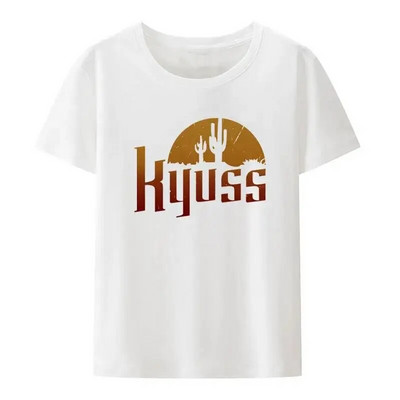 Kyuss Black Widow Stoner Rock Queens of The Stone Age Clutch T-shirt Γυναικείες και ανδρικές μπλούζες Unisex Plus Size Cotton O Neck Tees