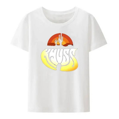 Kyuss Black Widow Stoner Rock Queens of The Stone Age Clutch T-shirt Γυναικείες και ανδρικές μπλούζες Unisex Plus Size Cotton O Neck Tees