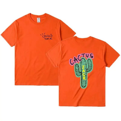 Nagy méretű női ruha Férfi Hip Hop pamut póló Új luxus Cactus Jack Hip Hop póló Travis Street T-shirt Top L-4XL