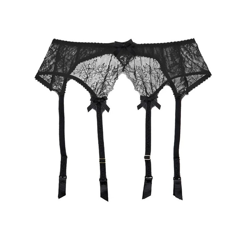 Elastično seksi čipkano donje rublje Žensko donje rublje Seksi donje rublje Čipkasti pojas za podvezice Prozirno čvrsto donje rublje Prozračni pojas za podvezice