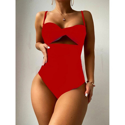 Seksi Bandeau ženski kupaći kostim Jednodijelni kupaći kostim Ženski 2024 Mujer kupaći kostim Push up ljetni kupaći kostim za žene Odjeća za plažu Monokini
