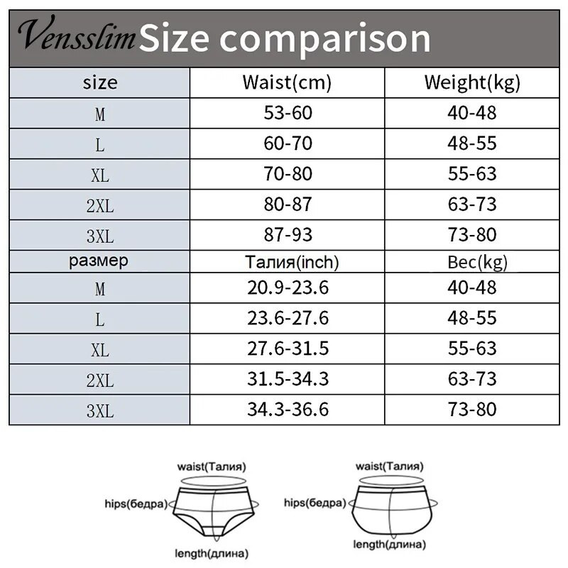 Vensslim ženske tenisice s visokim strukom Body Zipper Shaper Panties Trbuščić Belly Control Slimming Control Shapewear Gird Waist Trainer
