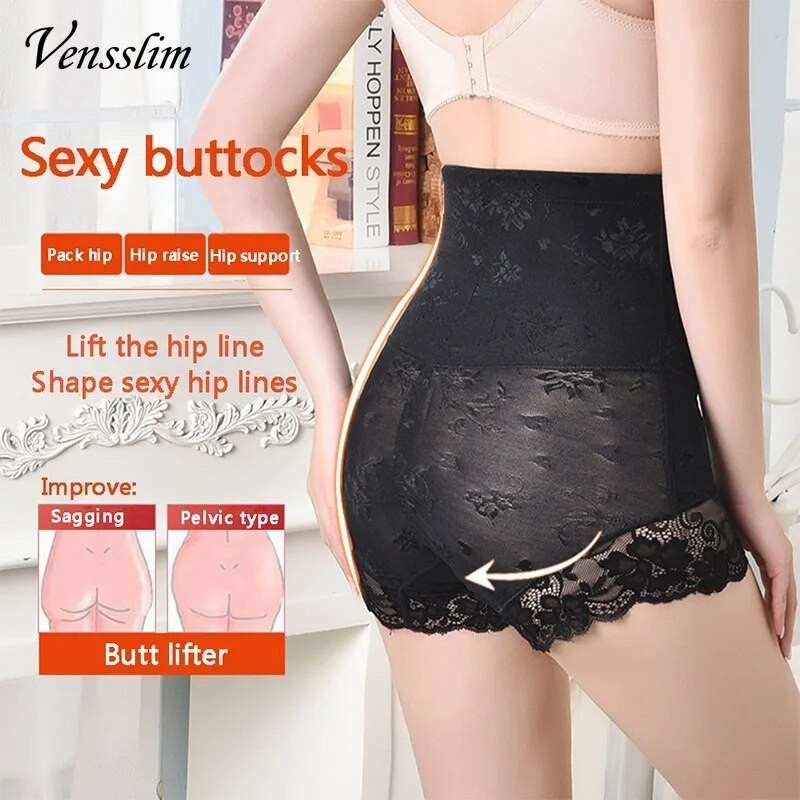 Vensslim ženske tenisice s visokim strukom Body Zipper Shaper Panties Trbuščić Belly Control Slimming Control Shapewear Gird Waist Trainer