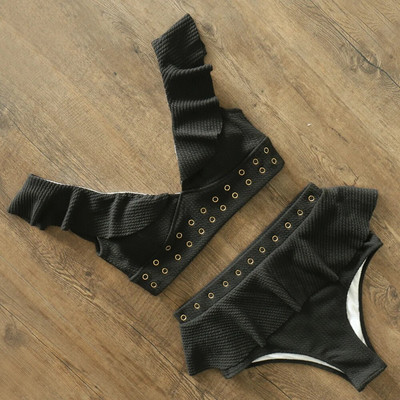 Novi bikini kupaći kostimi visokog struka za 2023. Ženski kupaći kostim Push Up bikini Ženski kupaći kostim Bikini bikini s volanima Ljetna odjeća za plažu