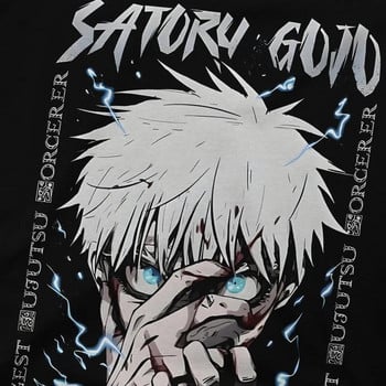 Hot Anime Jujutsu Kaisen T-shirt Γυναικεία Ανδρικά T-Shirts 100% βαμβακερά σε μέγεθος O λαιμό Gojo Satoru κοντομάνικα μπλουζάκια Ιδέα για δώρο