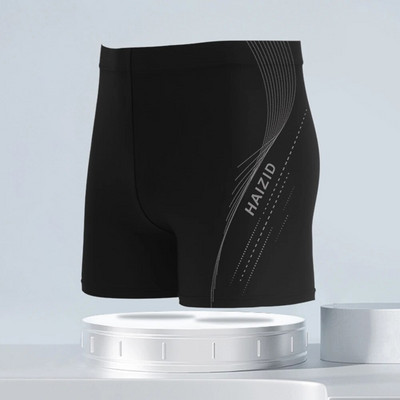 Trunchi de înot pentru bărbați Pantaloni scurți de plajă Trunchi de boxer de înot cu șnur Căptușit Echipament de înot de competiție Trunchi de slip