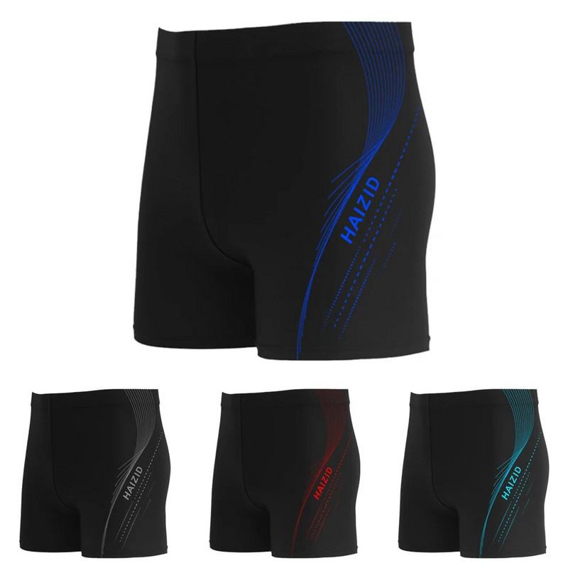 Trunchi de înot pentru bărbați Pantaloni scurți de plajă Trunchi de boxer de înot cu șnur Căptușit Echipament de înot de competiție Trunchi de slip