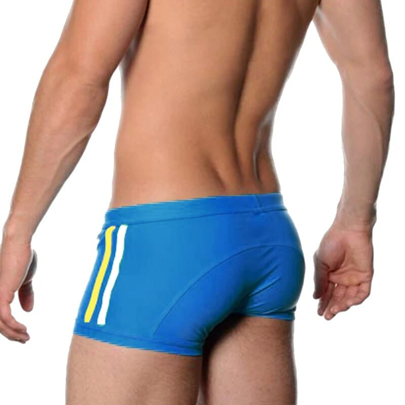 Szexi fürdőruha férfi nylon gyorsan száradó szörfdeszka rövidnadrág férfi sport strand úszónadrág tok fürdőruha Maillot De Bain