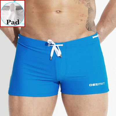 Push Up Μαγιό Ανδρικά Σορτς Desmiit Μαγιό Sexy Gay Μαγιό Παραλία Μαγιό Μπόξερ Σύντομο Zwembroek Man