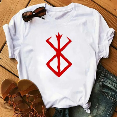 Majica kratkih rukava s japanskim animeom Berserk Žene Muškarci Manga Guts Cool Graphic T-shirt Ulična odjeća Pamučne majice kratkih rukava velikih veličina