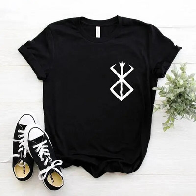 Majica kratkih rukava s japanskim animeom Berserk Žene Muškarci Manga Guts Cool Graphic T-shirt Ulična odjeća Pamučne majice kratkih rukava velikih veličina