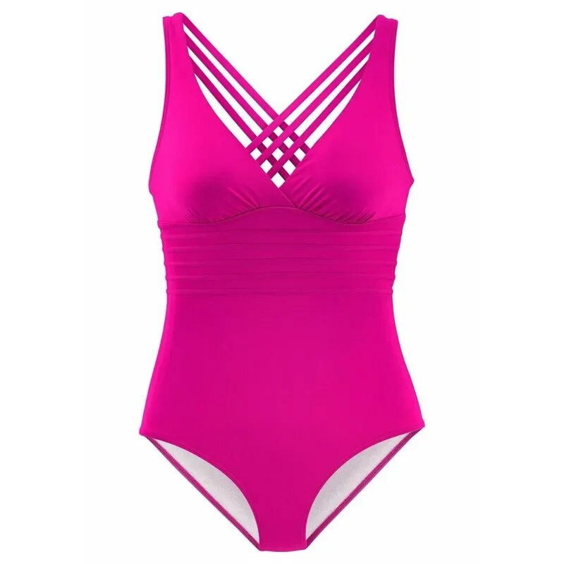 Modni jednodijelni ženski kupaći kostimi s printom za plažu Ženski seksi bikini kupaći kostim Push Up Cross Back Monokini Ljetna odjeća