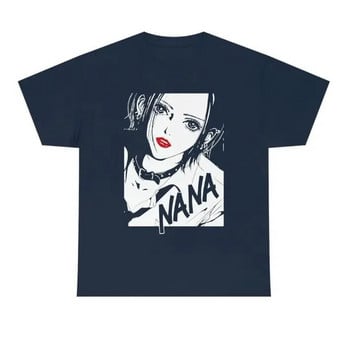 Γιαπωνέζικο Anime NANA T-Shirt Manga Graphic printed κοντά μανίκια Rock Casual Fashion Plus Size Cotton Crew Neck T-shirt Γυναικεία ανδρικά