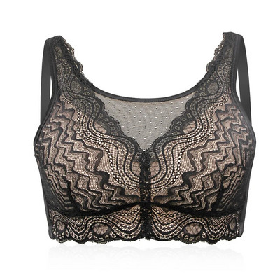 2076 New Breast Surgery Mežģīnes muguras krūts vēža slimniekiem ar silikona polsterējumu bez tērauda gredzena