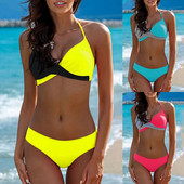 Seksi bikini Push Up kupaći kostimi Ženski Brazilain Biquinis Feminino 2021 Mujer Kupaći kostim Tanga Kupaći kostim Komplet od 2 dijela Mujer