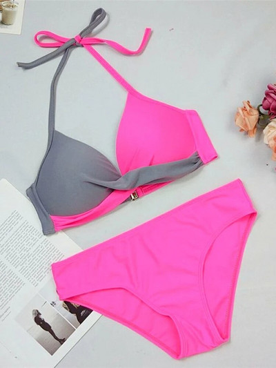Seksi bikini Push Up kupaći kostimi Ženski Brazilain Biquinis Feminino 2021 Mujer Kupaći kostim Tanga Kupaći kostim Komplet od 2 dijela Mujer