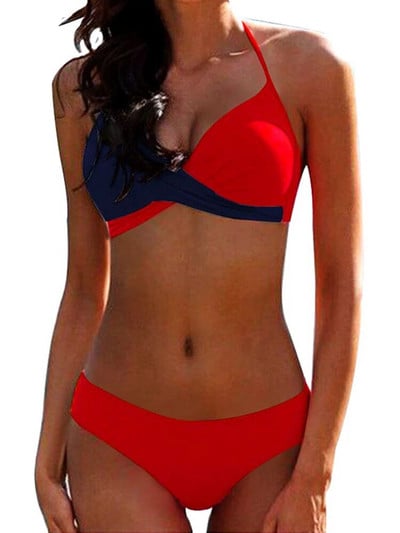 Seksi bikini Push Up kupaći kostimi Ženski Brazilain Biquinis Feminino 2021 Mujer Kupaći kostim Tanga Kupaći kostim Komplet od 2 dijela Mujer