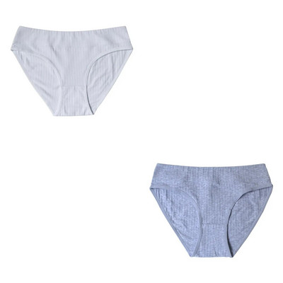 2 ΤΕΜ/Σετ Βαμβακερά εσώρουχα Γυναικεία εσώρουχα χωρίς ραφή με χαμηλή μέση μονόχρωμα άνετα αναπνέοντα σλιπ Σέξι εσώρουχα M-XL Intimates