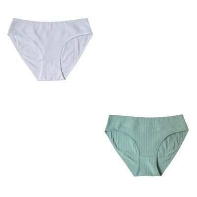 2 ΤΕΜ/Σετ Βαμβακερά εσώρουχα Γυναικεία εσώρουχα χωρίς ραφή με χαμηλή μέση μονόχρωμα άνετα αναπνέοντα σλιπ Σέξι εσώρουχα M-XL Intimates