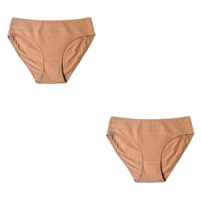 2 ΤΕΜ/Σετ Βαμβακερά εσώρουχα Γυναικεία εσώρουχα χωρίς ραφή με χαμηλή μέση μονόχρωμα άνετα αναπνέοντα σλιπ Σέξι εσώρουχα M-XL Intimates