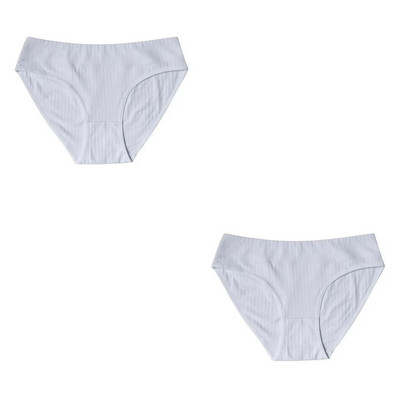 2 ΤΕΜ/Σετ Βαμβακερά εσώρουχα Γυναικεία εσώρουχα χωρίς ραφή με χαμηλή μέση μονόχρωμα άνετα αναπνέοντα σλιπ Σέξι εσώρουχα M-XL Intimates