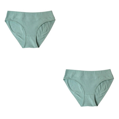 2 ΤΕΜ/Σετ Βαμβακερά εσώρουχα Γυναικεία εσώρουχα χωρίς ραφή με χαμηλή μέση μονόχρωμα άνετα αναπνέοντα σλιπ Σέξι εσώρουχα M-XL Intimates