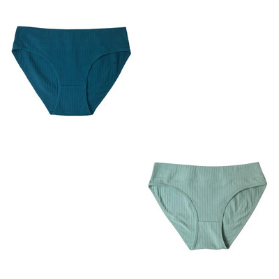 2 ΤΕΜ/Σετ Βαμβακερά εσώρουχα Γυναικεία εσώρουχα χωρίς ραφή με χαμηλή μέση μονόχρωμα άνετα αναπνέοντα σλιπ Σέξι εσώρουχα M-XL Intimates