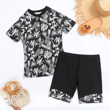 Summer print Μαγιό Tankini Σετ γυναικεία μαγιό Push Up For Beach Φορέστε δύο τεμάχια μαγιό πισίνα Γυναικείο μαγιό