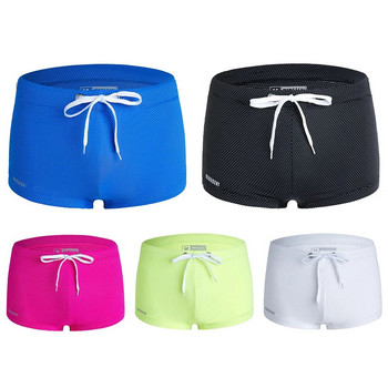 Горещи разпродажби Комфортни мъжки бански панталони Плувни бански костюми Плажни шорти Мъжки S/M/L/XL размер S-XL Slim Fit Swim Shorts