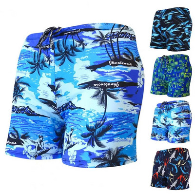 2023 Модни мъжки бански гащи Бански шорти Beach Surf Плажно облекло Секси цветен бански костюм за мъже шорты мужские летние