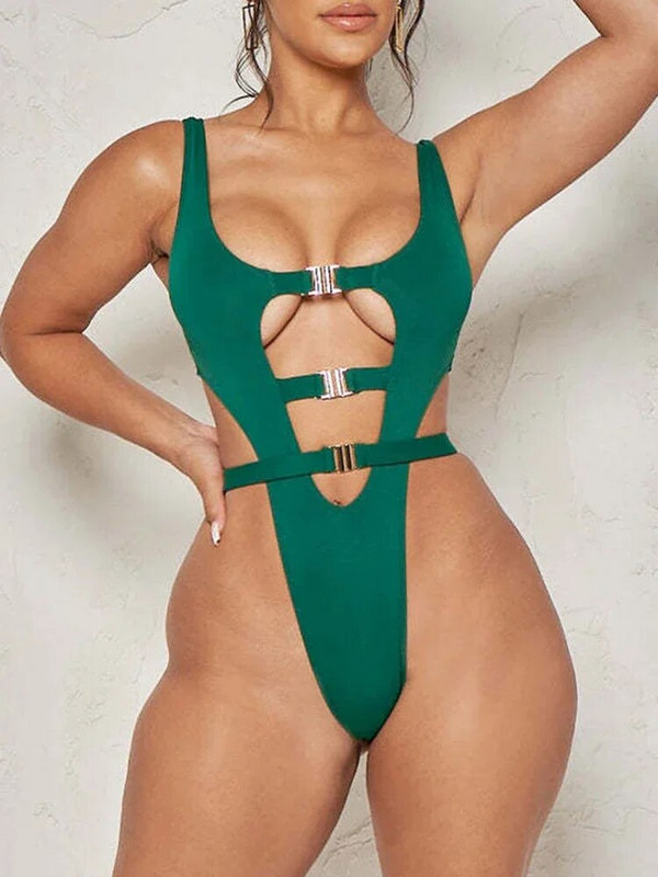 2024, seksi ekstremni ženski kupaći kostimi s visokim izrezom, jednodijelni kupaći kostim, ženski kupaći kostim s tangama, monokini, izdubljen kupaći kostim za kupanje