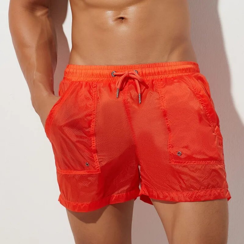 Seobean Super Thin Soft Beach Board Shorts Muški kupaći kostimi Swimwear Shorts Swimming Trunk Surf Boardshort Quick Dry Fitness Sport Short