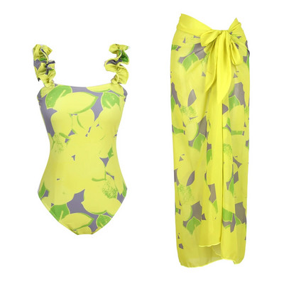 2023 Nyomtatás Egyrészes fürdőruha Cover Up Női fürdőruha Patchwork fürdőruha Cross Beach Wear Body Monokini nyári