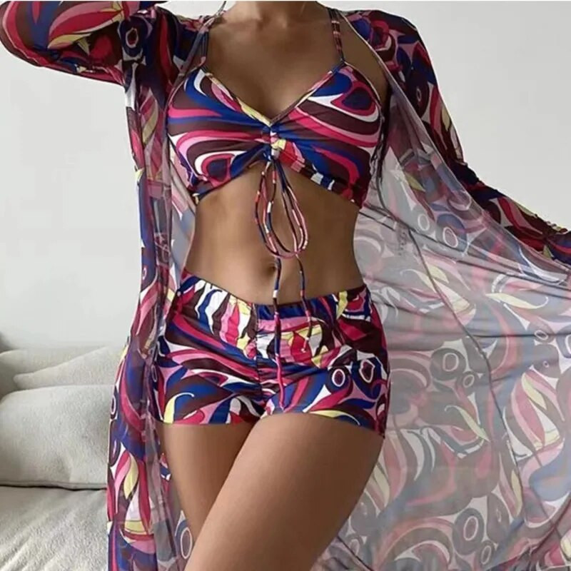 Νέα ξεχωριστά μαγιό Tankini σετ Γυναικεία μαγιό 2024 Αθλητικά ρούχα παραλίας Μαγιό δύο τεμαχίων για κορίτσια Πισίνα Γυναικείο μαγιό