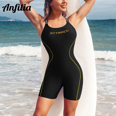 „Anfilia One Piece“ moteriškas sportinis maudymosi kostiumėlis be nugaros