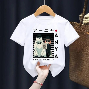 Spy X Family T Shirt Cartoon Anya Graphic Print T Shirt Japanese Anime Harajuku T Shirt Fashion Casual Plus Size T Shirt Women
