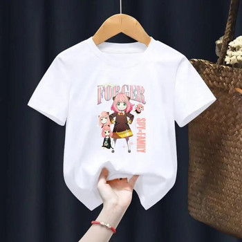 Spy X Family T Shirt Cartoon Anya Graphic Print T Shirt Japanese Anime Harajuku T Shirt Fashion Casual Plus Size T Shirt Women