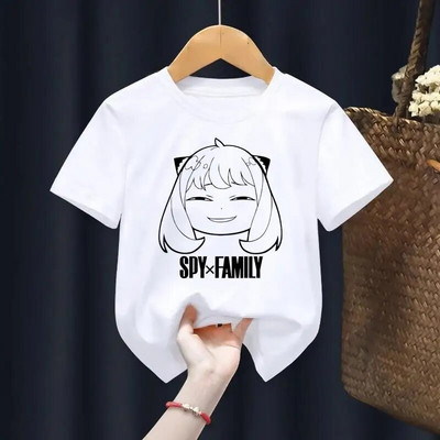 Tricou Spy X Family Tricou cu imprimeu grafic Anya din desene animate Tricou Anime japonez Harajuku Tricou Casual Plus Size Femei