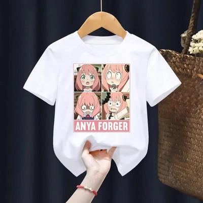 Tricou Spy X Family Tricou cu imprimeu grafic Anya din desene animate Tricou Anime japonez Harajuku Tricou Casual Plus Size Femei