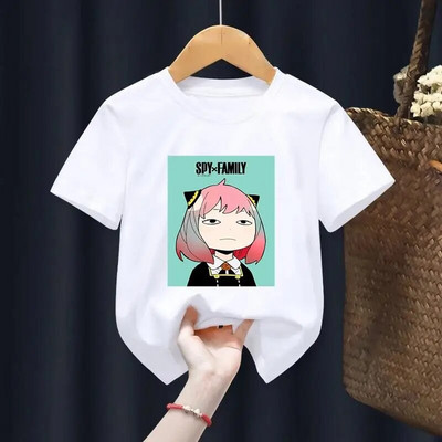 Tricou Spy X Family Tricou cu imprimeu grafic Anya din desene animate Tricou Anime japonez Harajuku Tricou Casual Plus Size Femei