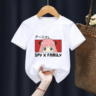 Tricou Spy X Family Tricou cu imprimeu grafic Anya din desene animate Tricou Anime japonez Harajuku Tricou Casual Plus Size Femei