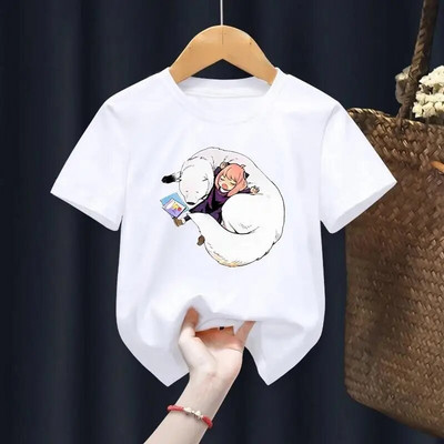 Tricou Spy X Family Tricou cu imprimeu grafic Anya din desene animate Tricou Anime japonez Harajuku Tricou Casual Plus Size Femei