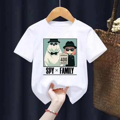 Tricou Spy X Family Tricou cu imprimeu grafic Anya din desene animate Tricou Anime japonez Harajuku Tricou Casual Plus Size Femei