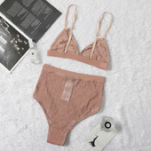 Gotoola 2023 Summer Lady σέξι μπικίνι σετ μονόχρωμο σετ μαγιό ασορτί σε στυλ παραλίας Vacation Style Wading Αθλητικά Σέξι κορίτσι