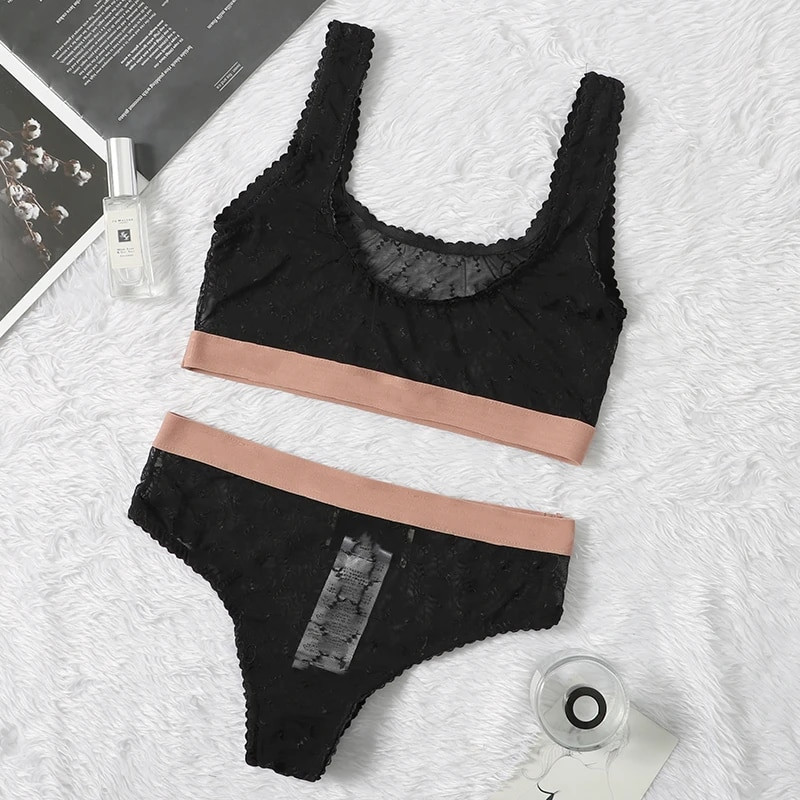 Gotoola 2023 Summer Lady σέξι μπικίνι σετ μονόχρωμο σετ μαγιό ασορτί σε στυλ παραλίας Vacation Style Wading Αθλητικά Σέξι κορίτσι