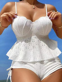 Ljetni ženski seksi izdubljeni kupaći kostim u crnoj boji Push Up kupaći kostim s visokim strukom Odjeća za plažu Kupaći kostimi za kupanje
