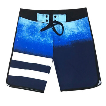 Бански костюми Мъжки летни плажни шорти Бързосъхнещи дъски Бански шорти Сърф за къпане Къси гащи за бягане Бермуди Плажно облекло Плюс размер