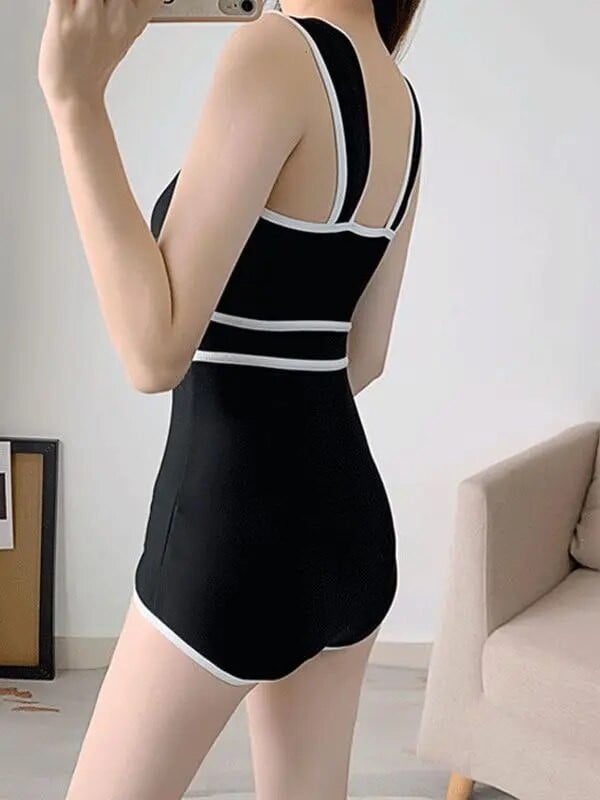 Női Quick Dry fürdőruha egyrészes fürdőruha Női vízisportokhoz Ujjatlan térdig érő napvédő Beach Surf fürdőruha