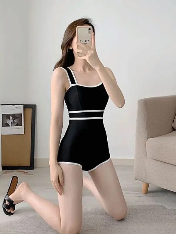 Női Quick Dry fürdőruha egyrészes fürdőruha Női vízisportokhoz Ujjatlan térdig érő napvédő Beach Surf fürdőruha